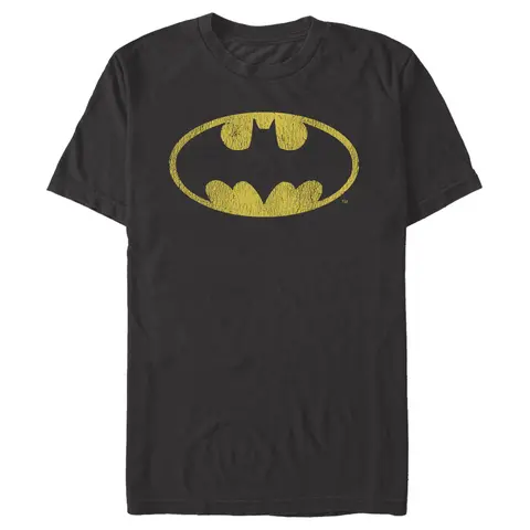 Men's Batman Logo Retro Caped Crusader T-Shirt