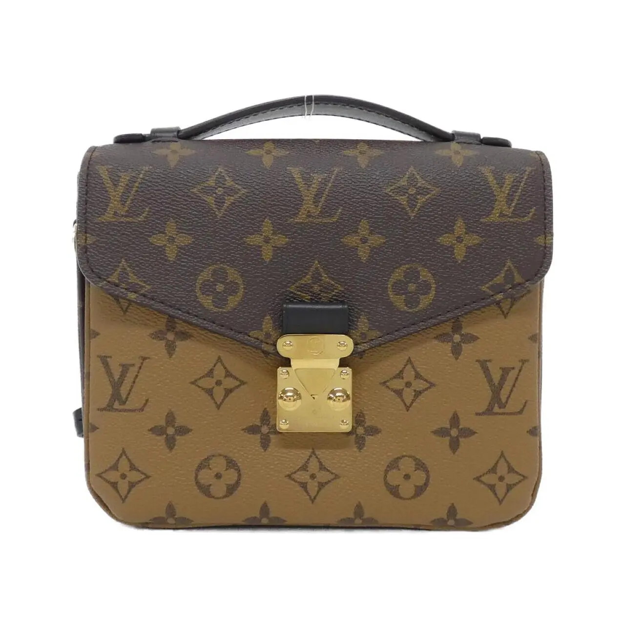 Pre-owned Louis Vuitton Canvas Tote Bags Pochette Metis Monogram Reverse Backpack