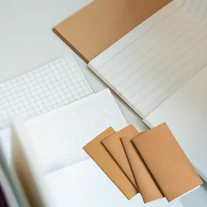 Standard Tn Kraft Notebook, Perfect for Traveler's Notebooks, Daily Journals, School & To-Do Lists, Travel Logs, Stationery, Office Supplies