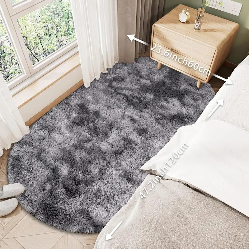 Soft Fluffy Luxury Shag Area Rug - Plush, Non-Slip, Machine Washable, Anti-Fade, Soft-Touch
