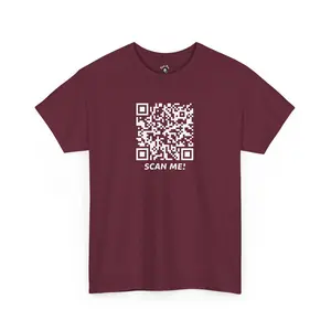 Rick Roll Funny T-shirt Gag QR Code Shirt