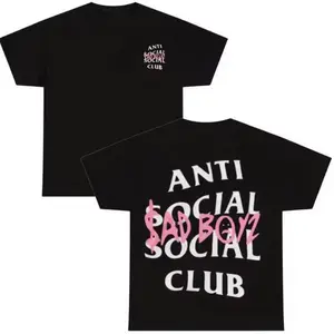 Camiseta Anti Social Club T-Shirt, Latino Music Graphic Tee, Unisex Concert Merch For Fans, Full Size Cotton Shirt For Men And Women, JRH Classic Menswear Top
