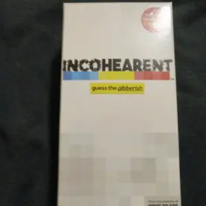 Incohearent (guess the giberish) card game open
