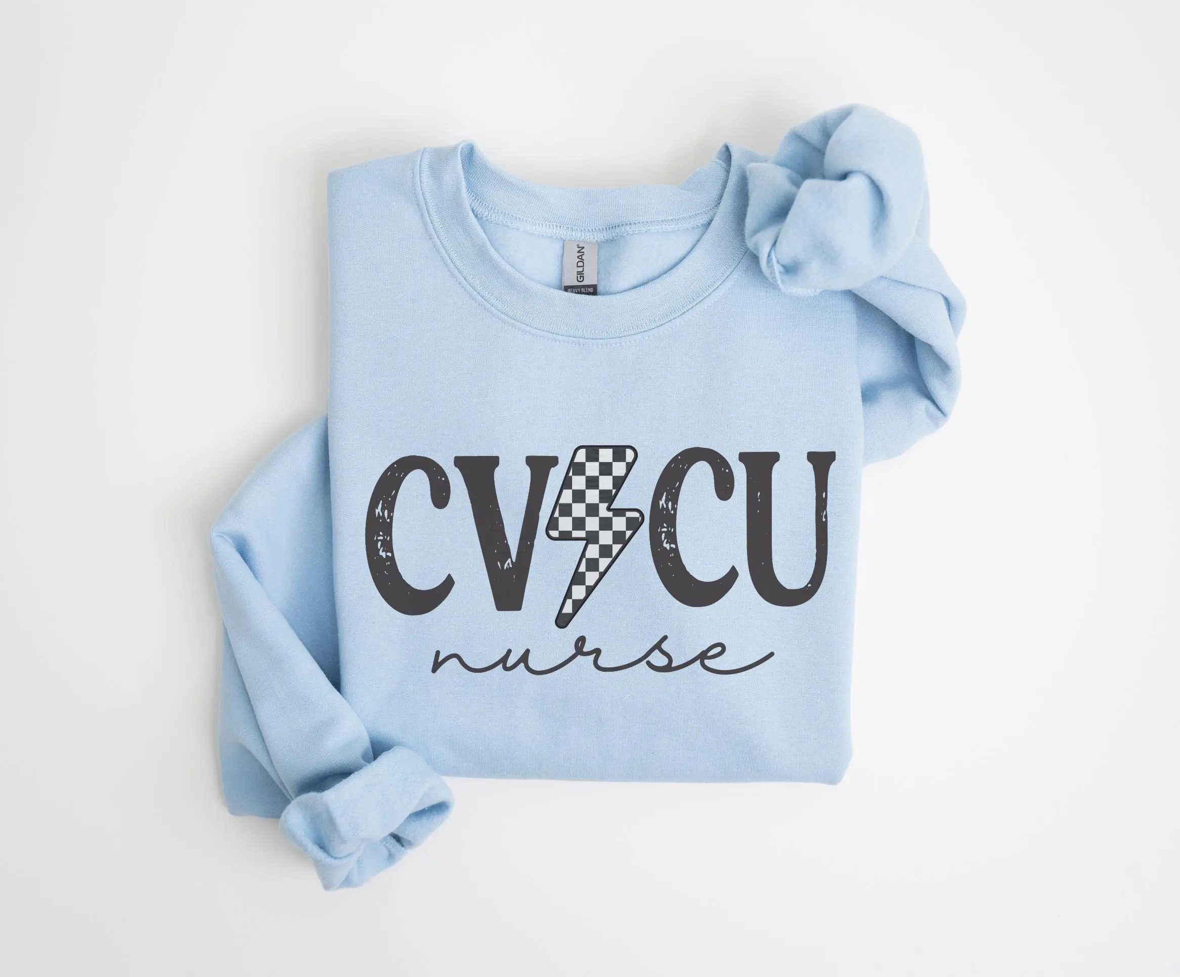 CVICU Nurse T-Shirt Or Sweatshirt Retro CVICU Work Sweater for Cardiovascular ICU Nurses shirt Cotton