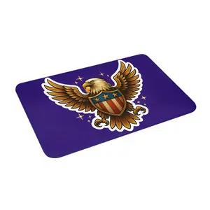 1piece American Collins Design Freedom Art Series 250th Anniversary Mat, Non-Slip Bathroom Rug, Living Room Carpet, Outdoor Decor