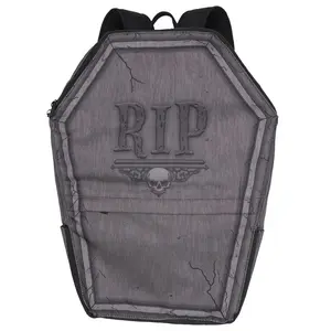 Tombstone Coffin Backpack Book Bag Tombstone Coffin Backpack Book Bag