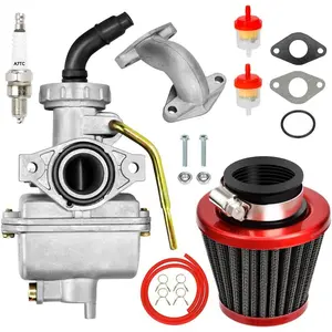 PZ20 Carburetor Kit for Tao tao Coolster 125cc 110cc 90cc 70cc 50cc Kazuma Baja Chinese ATV Quad 4 Wheeler SunL NST Roketa Loncin Lifan XR80 CRF70 4 Stroke Go Kart Pit Dirt Bike Parts