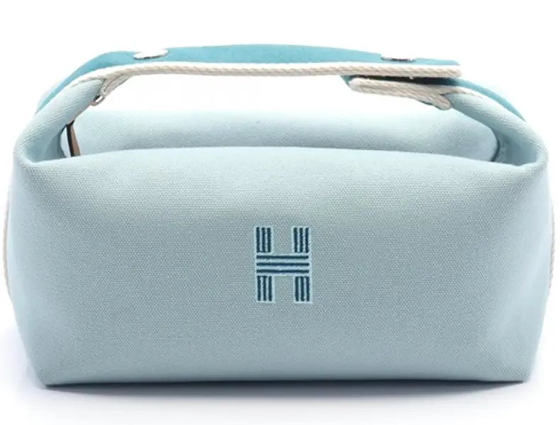 Pre-owned HERMÈS leather Mini Bags Bride a Brac Case Eucalyptus PM 4000014950335