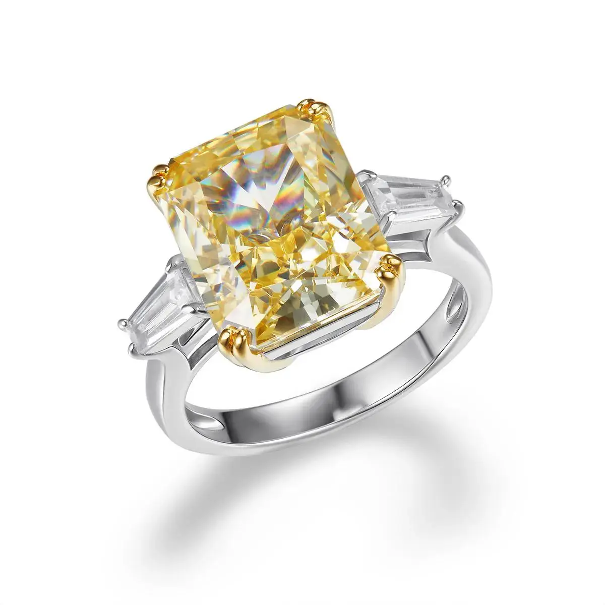 Juliette Radiant Ring in Canary Yellow