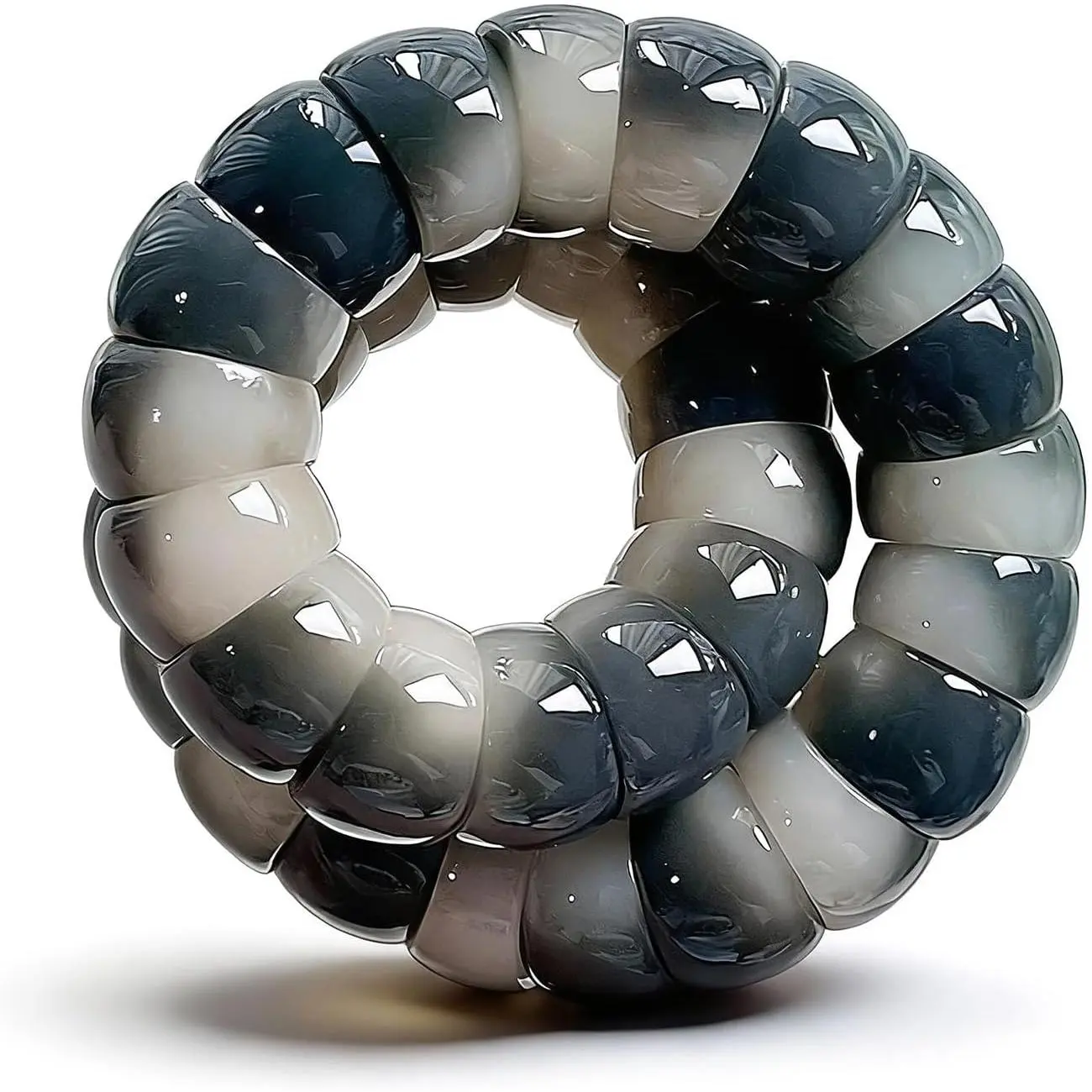 A9: Gray Mixed Bracelet