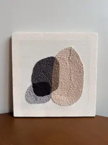 "Pebbles" - Punch Needle Kit - Modern DIY Wall Art for Beginners