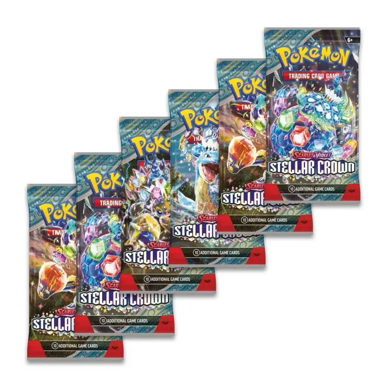 Pokemon Scarlet & Violet Stellar Crown Booster Packs (LIVE RIP)