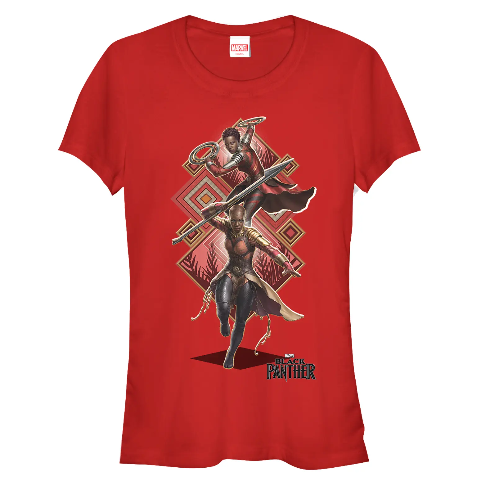Juniors Womens Marvel Black Panther 2018 Special Forces T-Shirt