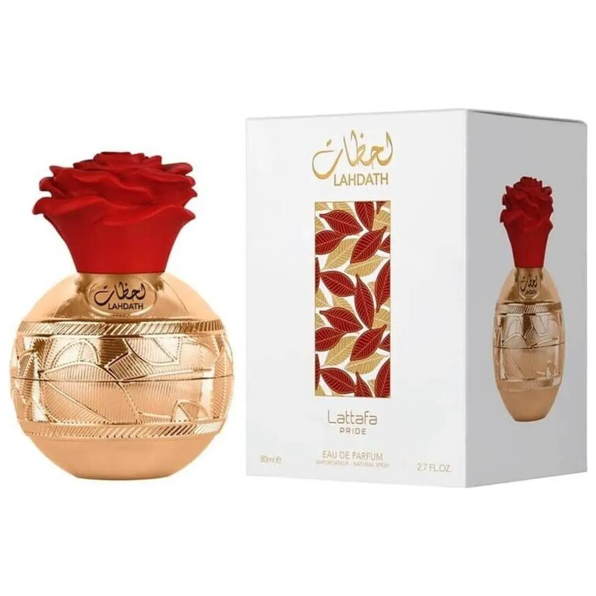 Lattafa Lahdath Unisex Eau de Parfum, 2.7 fl oz - Floral Woody Musk Fragrance with Rose, Vanilla & Caramel Notes, New in Box, Floral Eau Perfume, Fresh Lemon, Women/Men, New Box, Cedar, 10Ml, Edp, Vanilla Perfume Unisex Fragrance