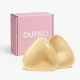 OUFALI Push Up Sticky Inserts Double-Sided Adhesive Ultra Boost Padding Inserts for Bikini Swimsuit Sports Strapless Bra