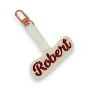 Personalized Name Tag, Embroidered Backpack Name Tag for Kids, Custom Bag Tags, Luggage Tag Backpack Tags Back to School, Customized Gift