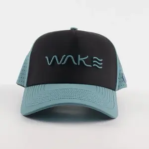 WAKE WEAR Premium 5-Panel Design Hat Breathable Water-Repellent Fabric Durable Construction Ideal for Wakeboarding and Wakes Surfing, Boating, and Lake Days Show Off Your Passion