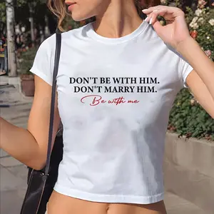Don't Be With Him Don't Marry Him Be With Me TSITP Crop Tee, Marry Me Babytee, Team Conrad Babytee, TSITP, Book Lover Cousins Beach