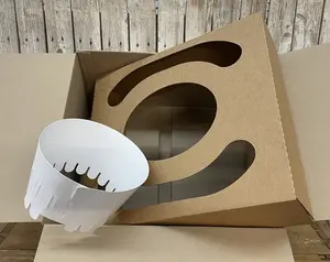 Single Hat Boxes with Insert and Stabilizer Cone - 20pk