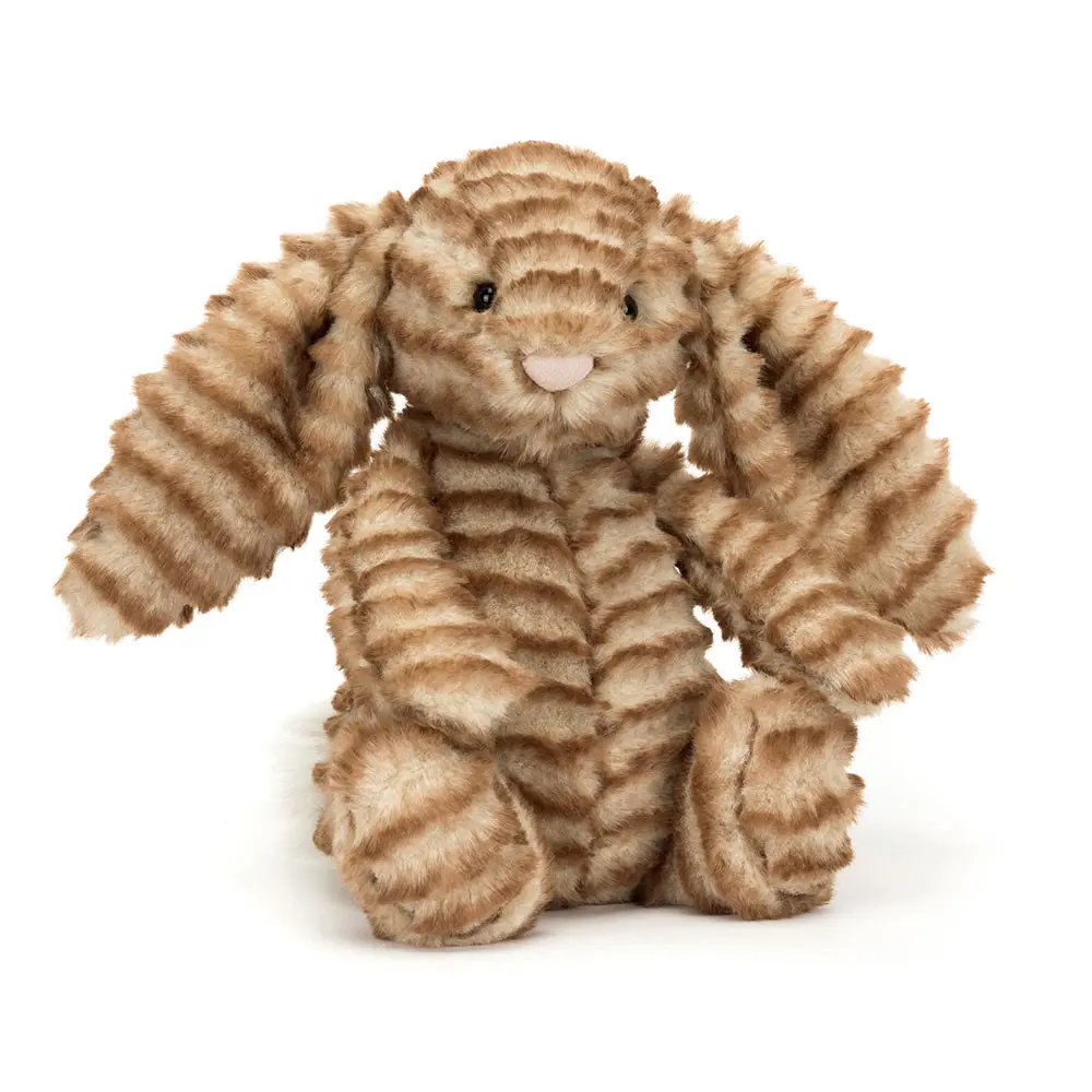 Jellycat Style Striped Bunny Plush | Soft Rabbit Stuffed Animal | Cute Plush Toy