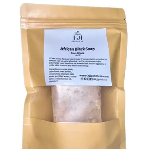 Ghanaian Black Soap - Pure African Black Soap from Ghana Body Care Exfoliant