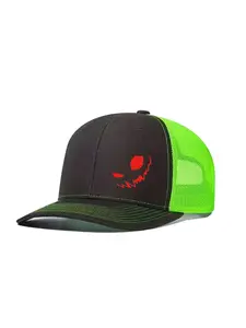Unisex Baseball Cap with Smiling Face Design, Adjustable Snapback Trucker Hat for Men & Women, Casual Fitted Mesh Sun Hat for All Seasons