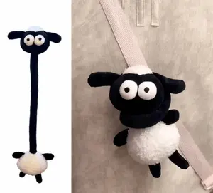 Cute Long Neck Plush Animal Toy, Funny Kawaii Backpack Hanging Doll, Soft Cartoon Stuffed Keychain Gift For Kids Teens Open For Sale!
