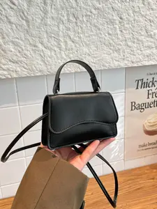 Women's Mini Crossbody Bag, Plain Color Fashionable Shoulder Bag, Versatile Small Handbag for Daily Use & Casual, Crossbody Clutch Purse