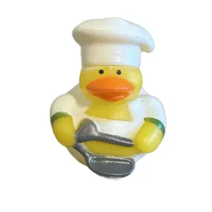 Classic 2" Chef Rubber Duck - Choose from 3 styles relieve stress