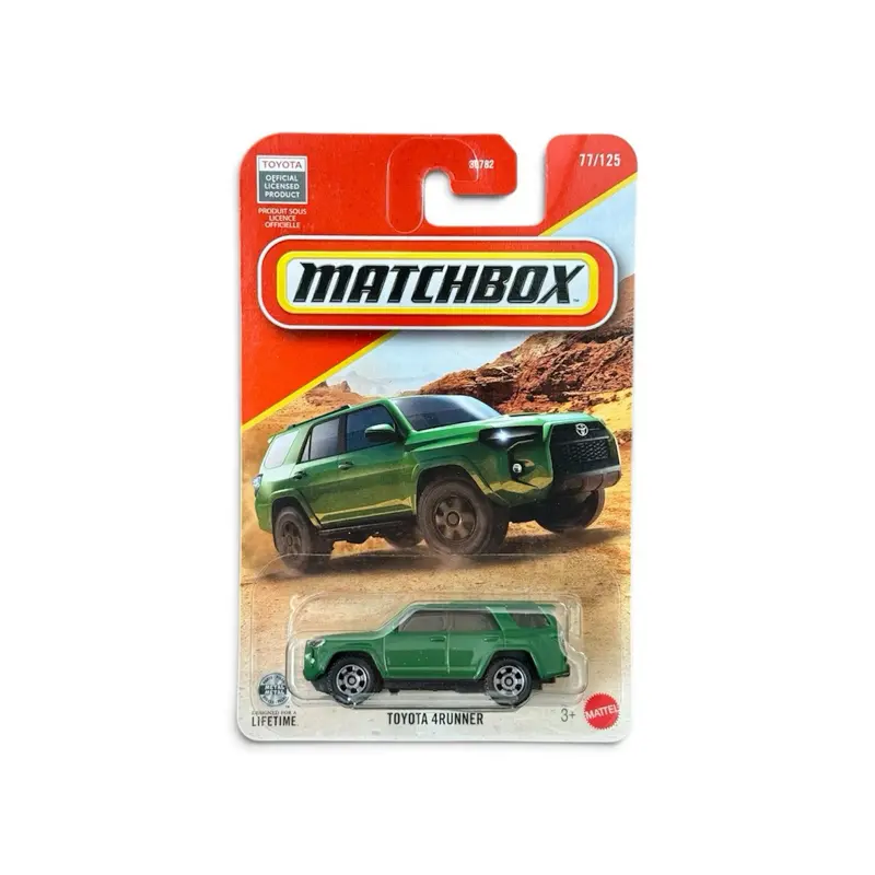 1:64 Scale Matchbox Green Toyota 4Runner Diecast Miniature Scale Model Car, Collector’s Item for Model Cars Display