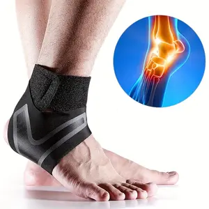 Adjustable Ankle Wraps, Elastic Ankle Support Straps, Ankle Braces for Men & Women, Sport Ankle Stabilizer, Tendon Pain Relief, Outdoor Sports, Ankle Protective Compression