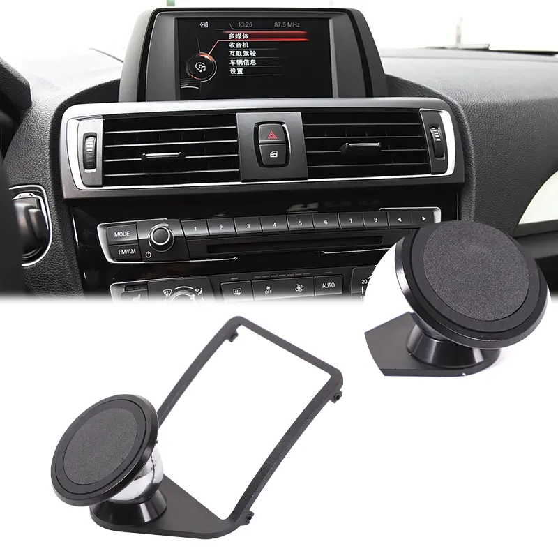 Premium Black Car Cell Phone Holder - 1-Piece Stand for BMW 1/2/3/4 Series, Dashboard-Mounted Car Accessory, Car Phone Stand Car Phone Mount Cell Phone Holder For Car
