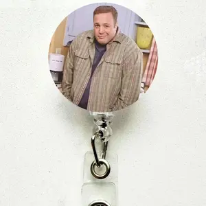 Kevin James Meme Badge Reel: Funny Retractable ID Holder