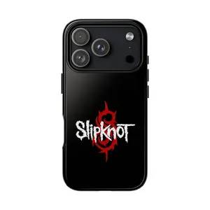 Red Tribal Band Logo Phone Case Suitable for iPhone 17-11 Pro Max/Plus and  Samsung Galaxy S23-25