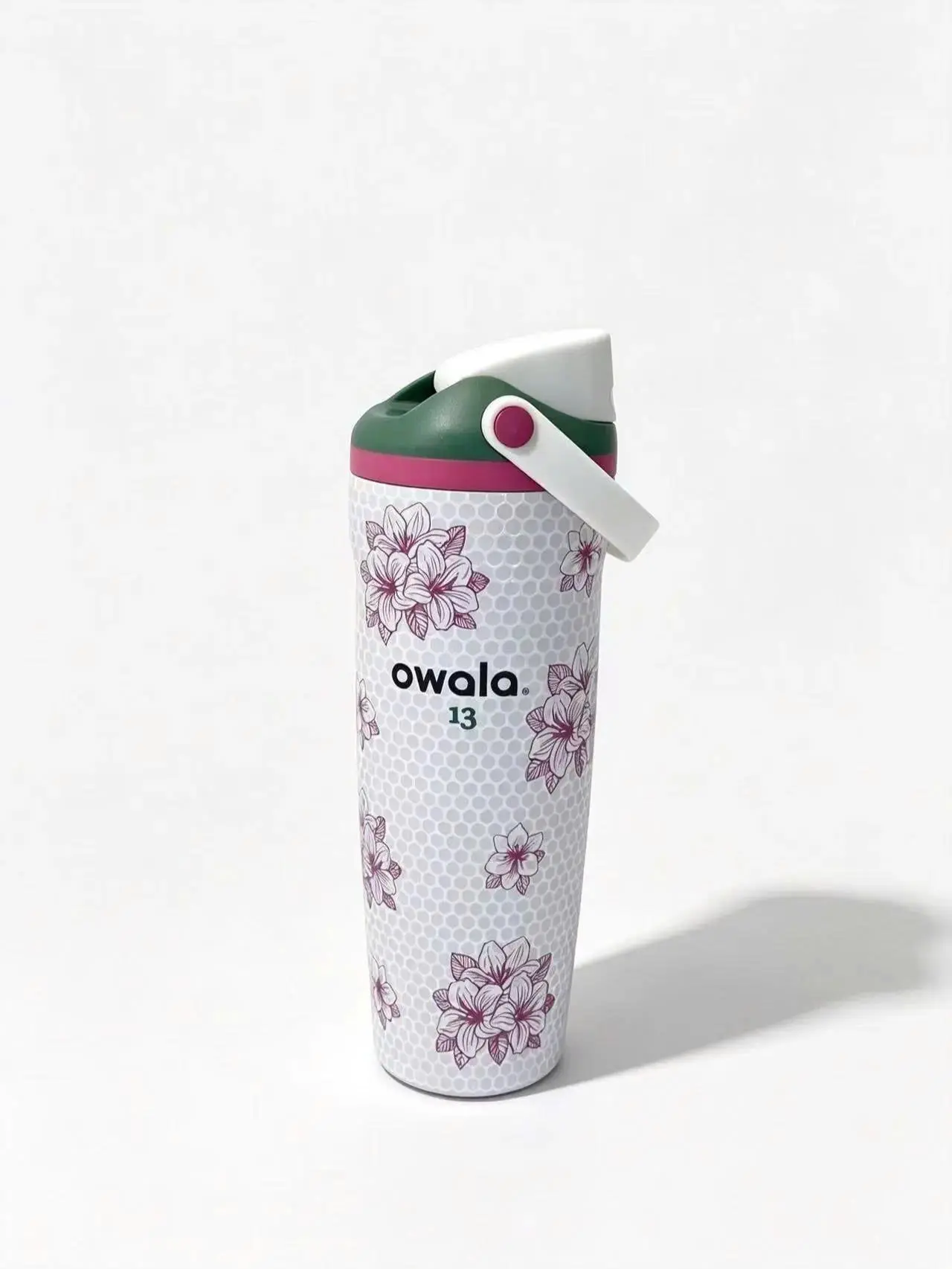Owala FreeSip Sway 30oz Azalea 13 Zalea Masters Theme Golf Water Bottle NEW Gift - 2-in-1 Sip or Chug, Leak-Proof, BPA-Free, Elegant Floral Design,Sports Water Bottle