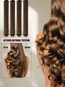 3 Pcs Hair Rollers Set, Satin Heatless Curling Kit, Heatless Hair Curlers, High Resilience Rubber, Soft & Durable, Perfect for Sleeping, Home Use