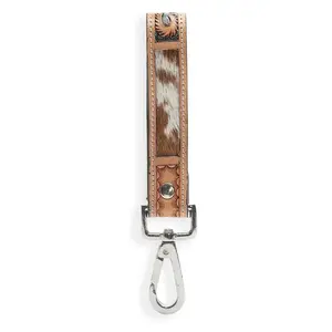 Jackstone Hand-Tooled Leather Key Fob