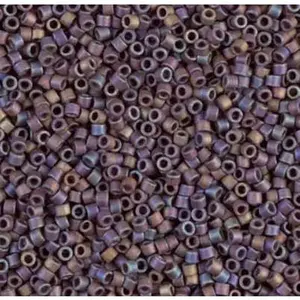 Miyuki  Delica  Plum Opaque Matte Rainbow D11-0884 | Seed Beads  | D11-0884 | Miyuki Delicas 11/0
