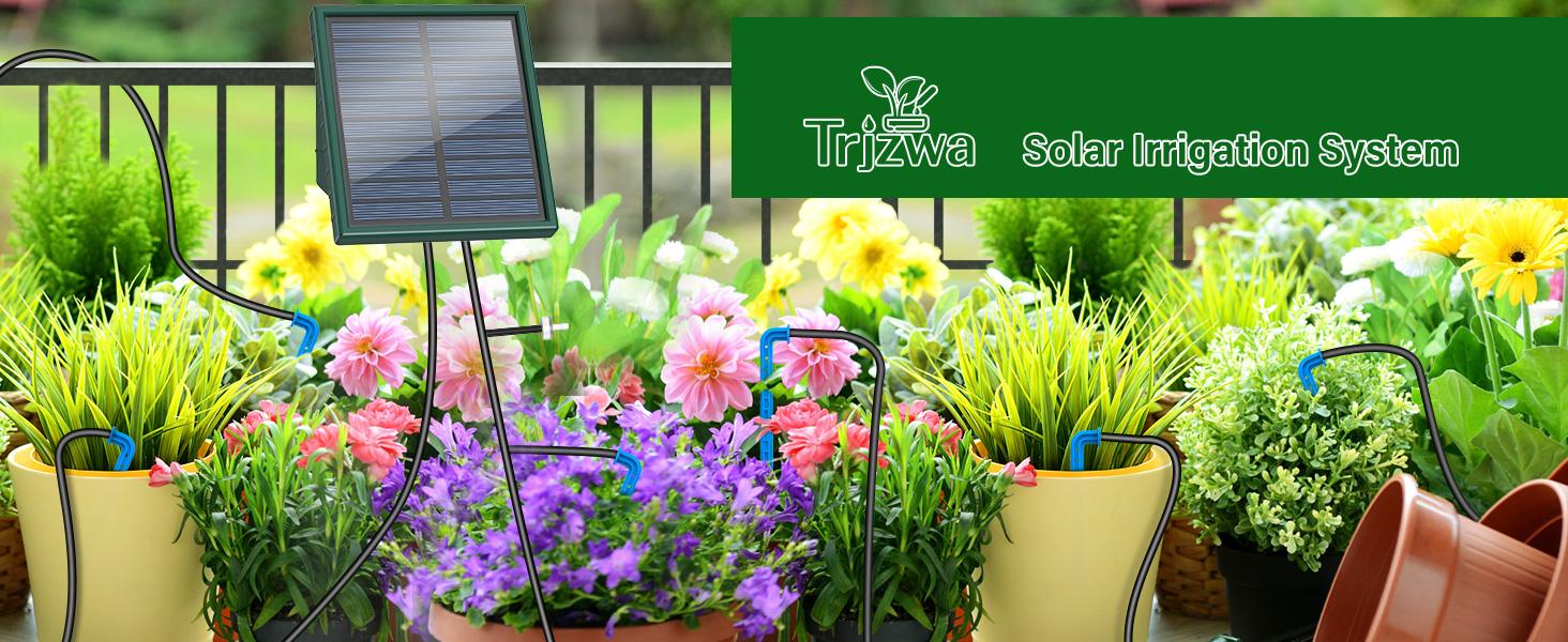 2026 Solar DIY Irrigation System Kit, 300 Watering Programs Automatic Drip Irrigation with 10M Hose & 10 Drip Tips for Indoor Outdoor Garden 2026 Solar DIY Irrigation System Kit, 300 Watering Programs Automatic Drip Irrigation with 10M Hose & 10 Drip Tips for Indoor Outdoor Garden