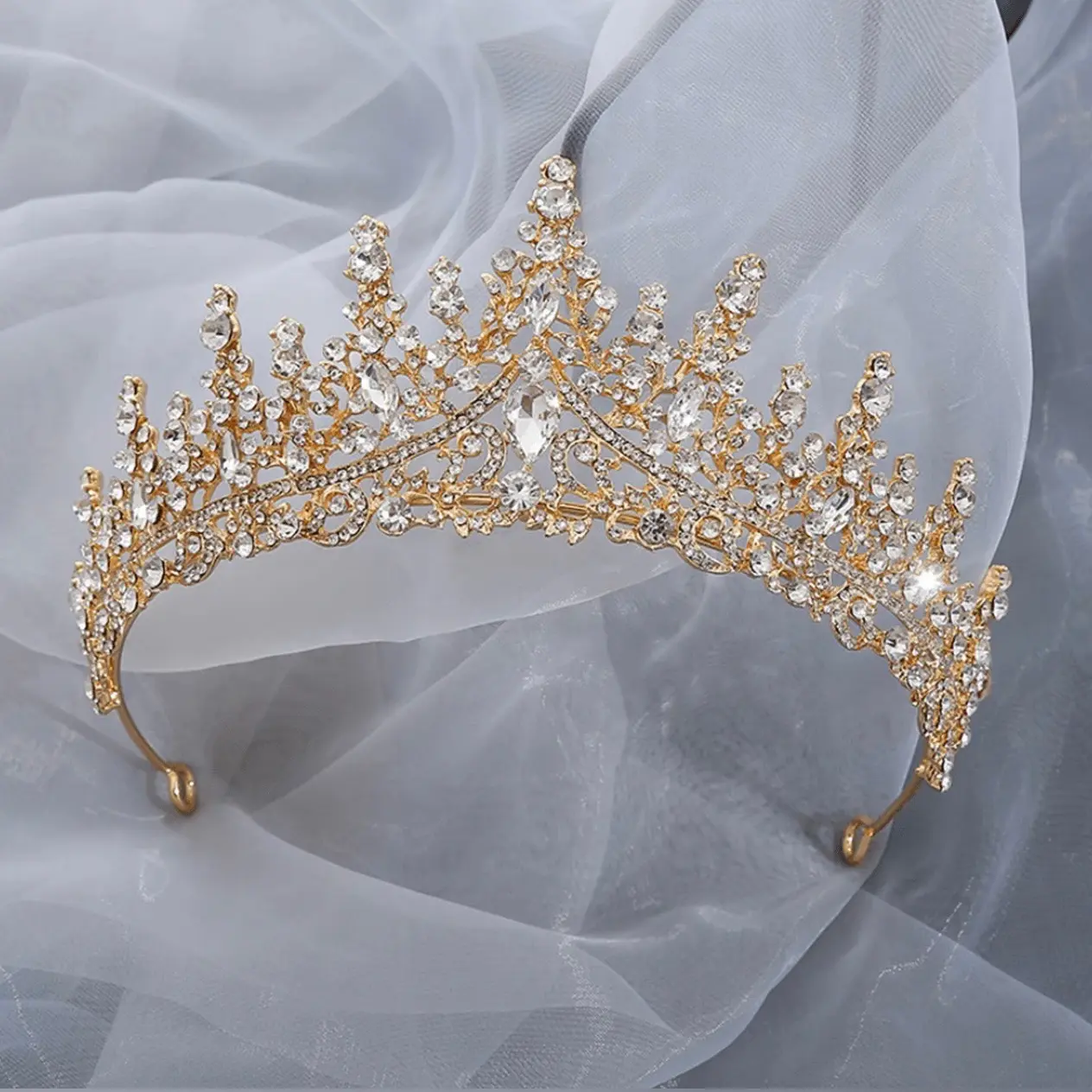 Luxury crown for flower bouquet Anniversary Birthday Engagement