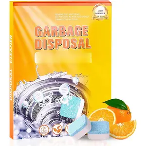 Ultra-Strength Garbage Disposal Cleaner Deodorizer Tablets - 24 Pack |  Citrus  Sink and Drain Cleaner | Deep Clean to Eliminate Odors | Pipe Friendly (12-Month )