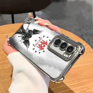 Angels Demons Sleep Token Arcadia Album Goose Pattern Aesthetic Electroplated TPU Casing For SAMSUNG GALAXY S22 S23 S24 FE ULTRA PLUS Four Corners Anti-Fall Soft Silicone Gift Shockproof Protection Anti-Drop Protective Protector Phone Cases Shell Cover