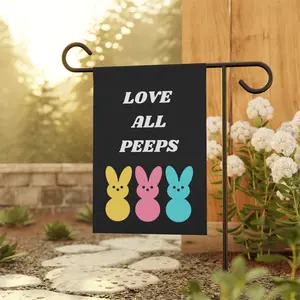 Easter PEEPS Garden flag, Easter PEEPS yard sign, Easter Holiday garden flag, Easter PEEPS banner