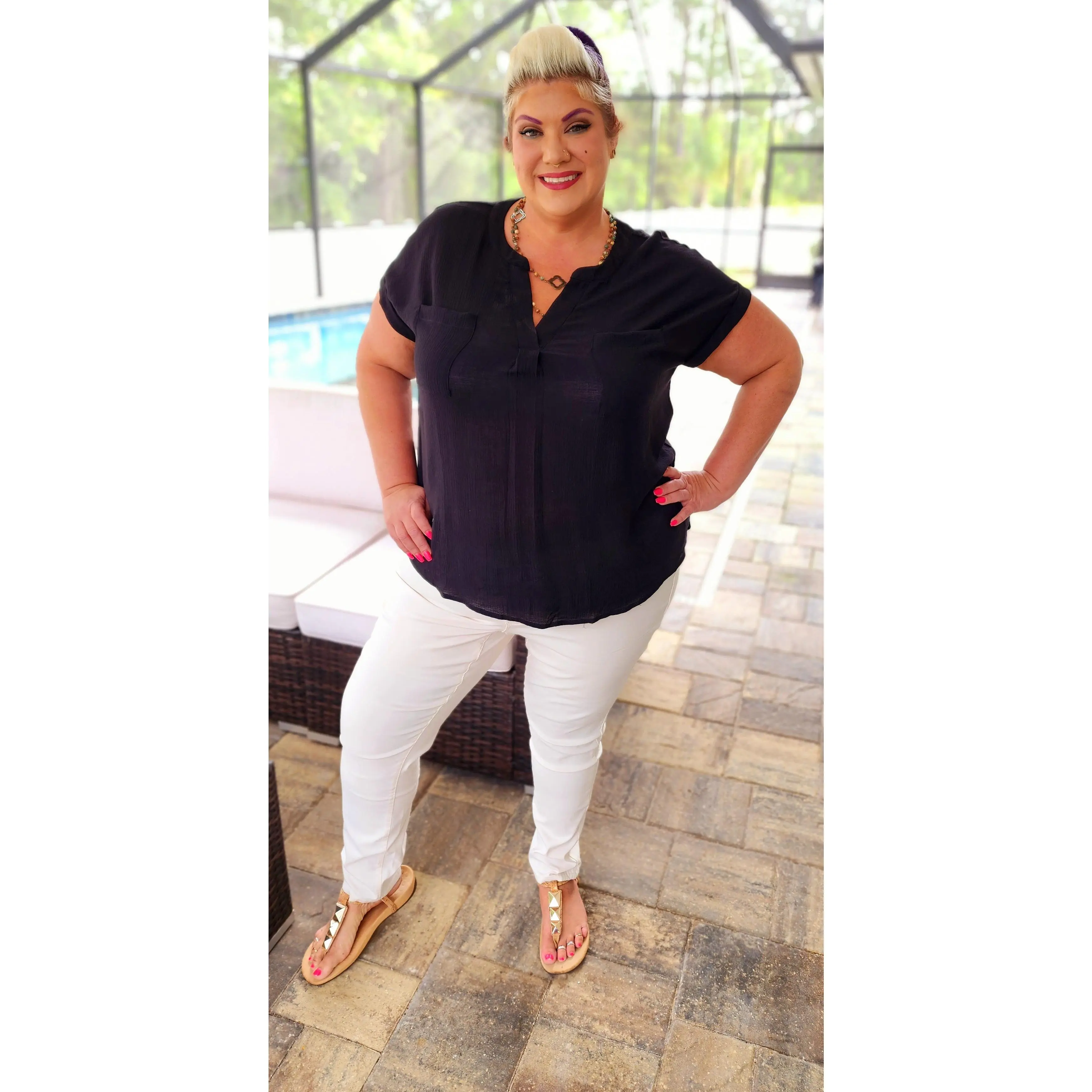 Stella Woven Top