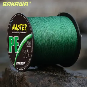 Bakawa X4 Braided Fishing Line 500m 10-85lb Test Strength, Super Smooth Abrasion Resistant Durable Strong, Multi-Water Use