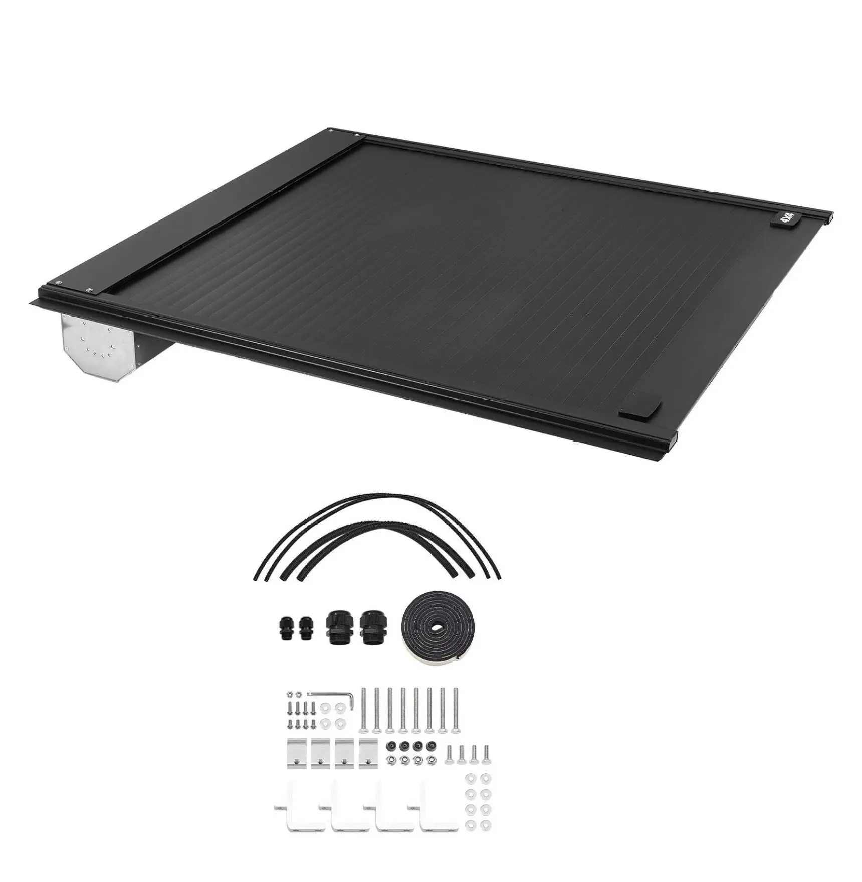 5.7ft Retractable Tonneau Cover for Dodge Ram 1500 2009-2024, Hard Truck Bed Cover w/ Double Lock & T-Slot, Waterproof Cargo Protection
