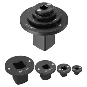 4 PCS Low Profile Impact Socket Adapter Set for Impact Wrench Torque Wrench Electric Ratchet (3/4" F to 1" M, 1/2" F to 3/4" M, 3/8" F to 1/2" M, 1/4" F to 3/8" M)