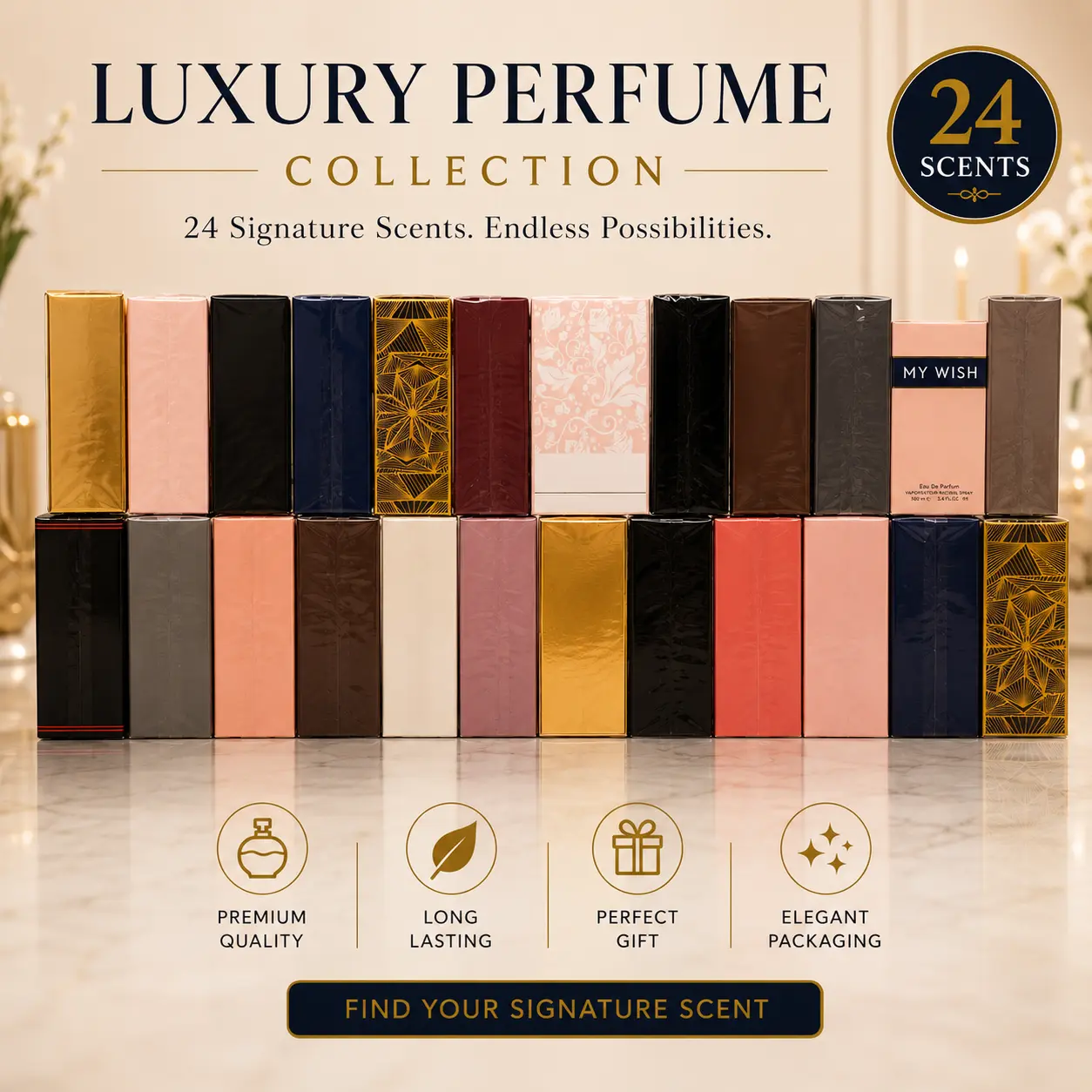 24 mix perfume 100 ML unisex