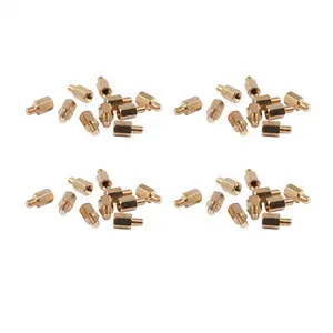 40 Pcs PC PCB Motherboard Brass Standoff Hexagonal Spacer M3 6+4mm