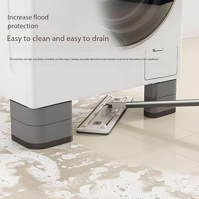 4x Anti Vibration Pads Non Skid Multifunctional Floor Protection Accessories Washer Dryer Avoids Moving for Washing Machine